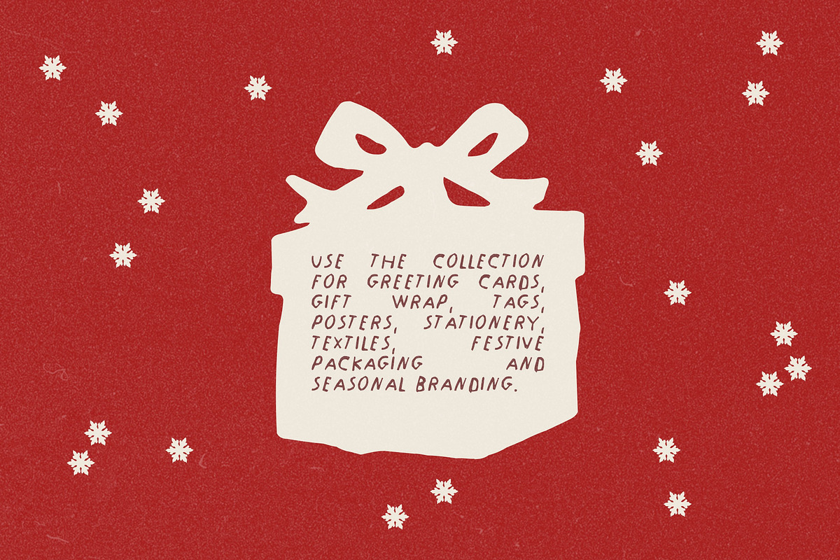 Retro Folk Christmas: 110 Graphics, a Seasonal Illustration by Veyla (Photo 12 of 15)