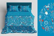 Christmas Denim Vector Collection, a Seasonal Illustration by YuNa (Thumbnail 7 of 8)