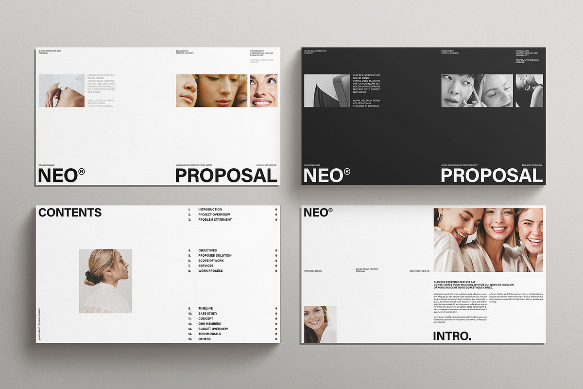 Minimalist Proposal Presentation, a Presentation Template by RedGiant (Photo 2 of 6)