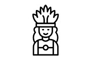 Native Line Icon, an Icon by Pexelpy (Thumbnail 1 of 2)