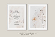 Pressed Flowers & Brush Strokes Png, an Object Graphic by by creative paper (Thumbnail 11 of 17)