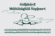 Golpherd – Classic Bold Display Font, a Serif Font by Drizy (Thumbnail 6 of 10)