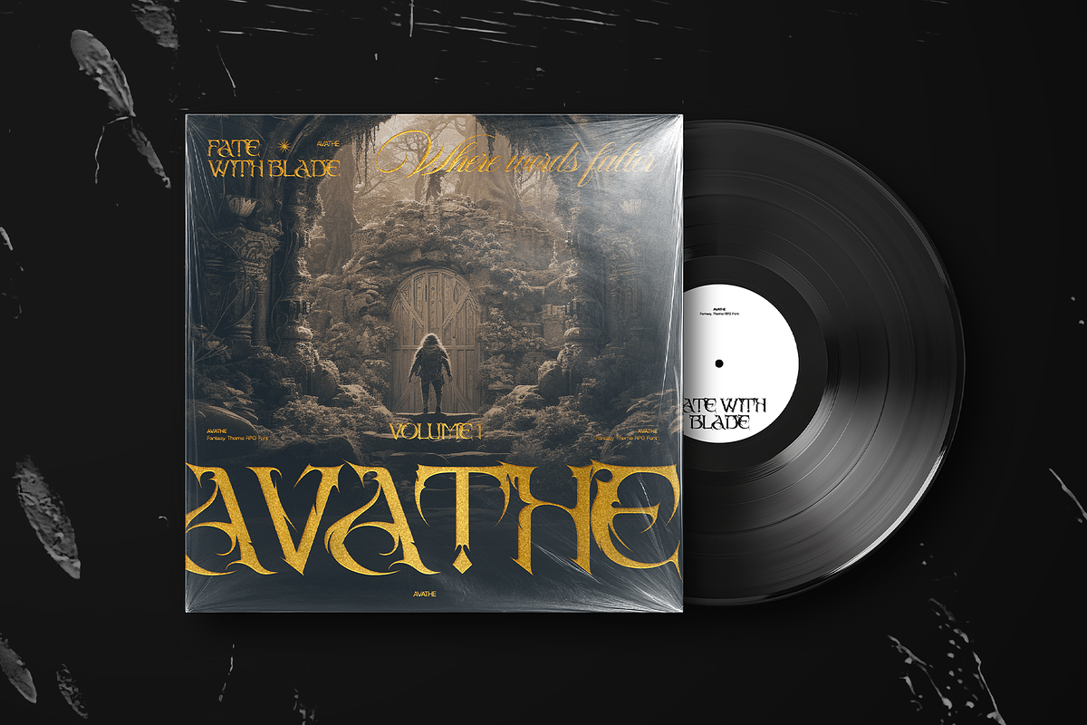 Avathe – Dark Fantasy RPG Font, a Blackletter Font by Inviline.co (Photo 14 of 16)