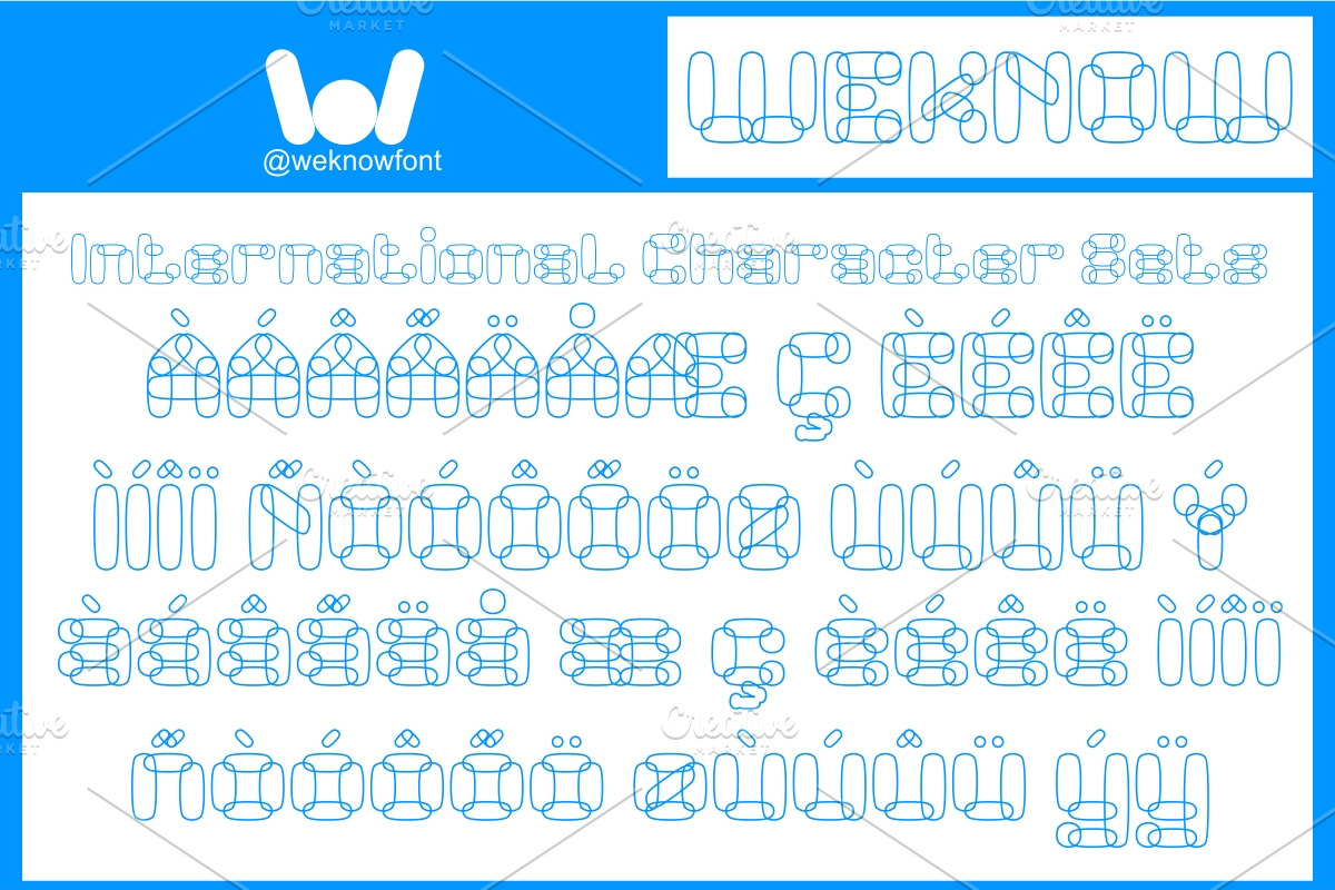 Perfect Cloud font, a Font by weknow (Photo 7 of 8)