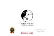 Modern Beauty Logo Design Template, a Branding & Logo Template by YUDesignStore (Thumbnail 1 of 8)