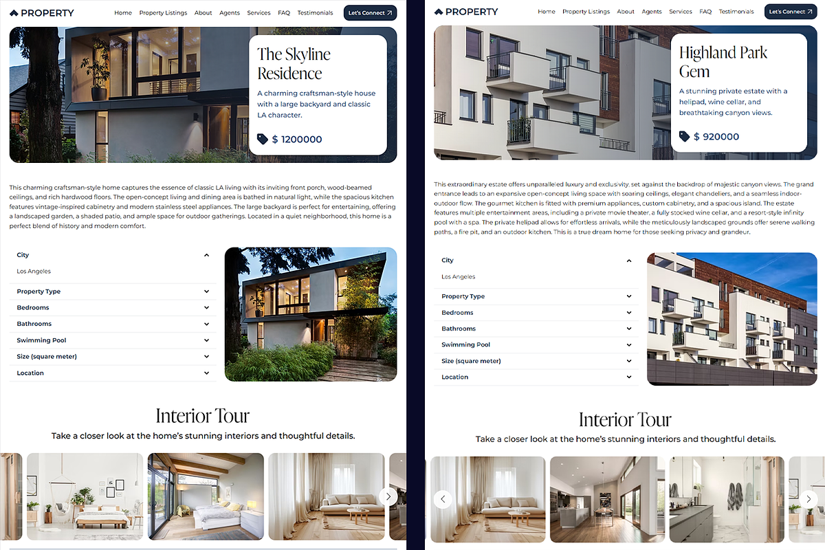 Realtor Wix Studio Website preview 5