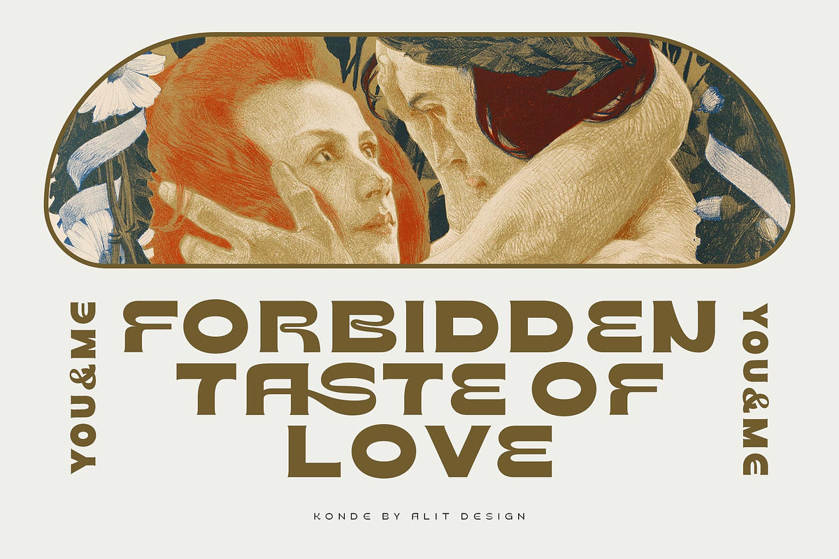 Konde Typeface, a Sans Serif Font by alit design (Photo 8 of 22)
