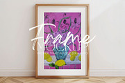 Leaning Frame Mockup | Poster Mockup, a Household Mockup by momomockps (Thumbnail 1 of 8)