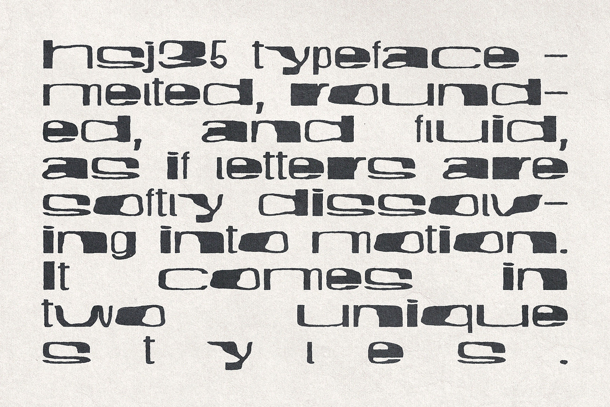 hsj35 typeface, a Font by softulka (Photo 11 of 11)