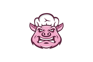 Chef Pig Mascot Logo Design Vector, a Branding & Logo Template by majesticlogo