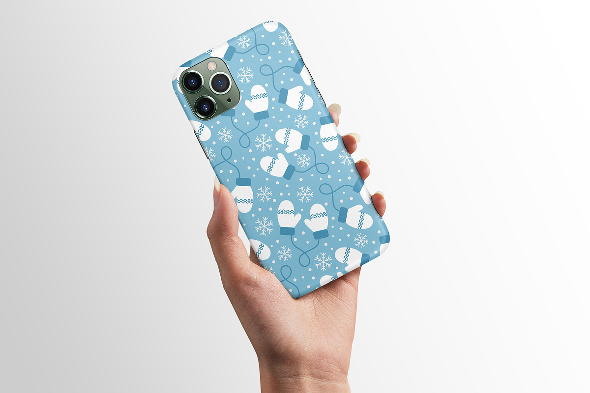 Winter Seamless Pattern, a Pattern Graphic by mejorana (Photo 2 of 4)