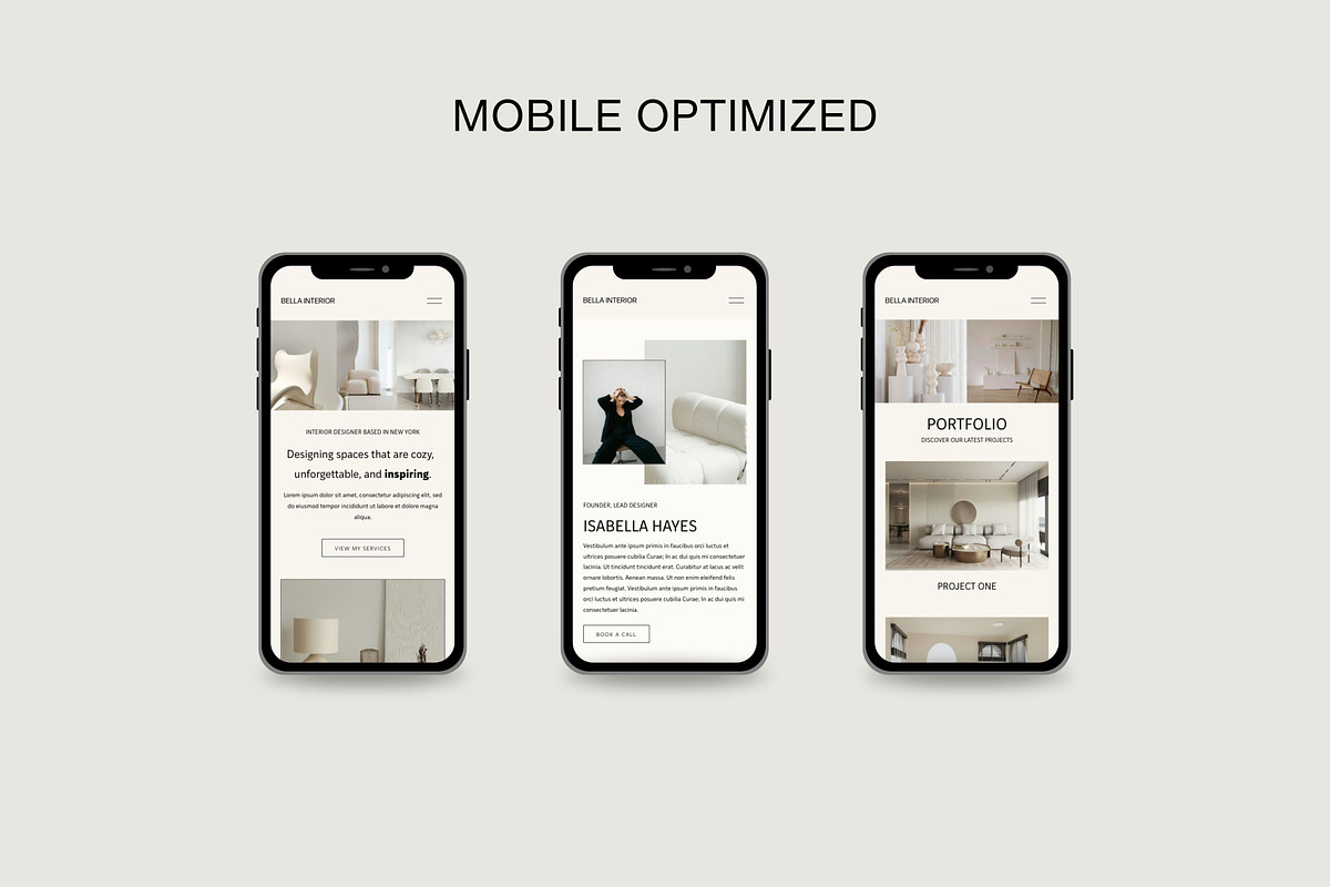 Squarespace 7.1 Template: Bella, a Squarespace Template by Deb Creative Studio (Photo 4 of 9)