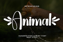 Animal | Script Font