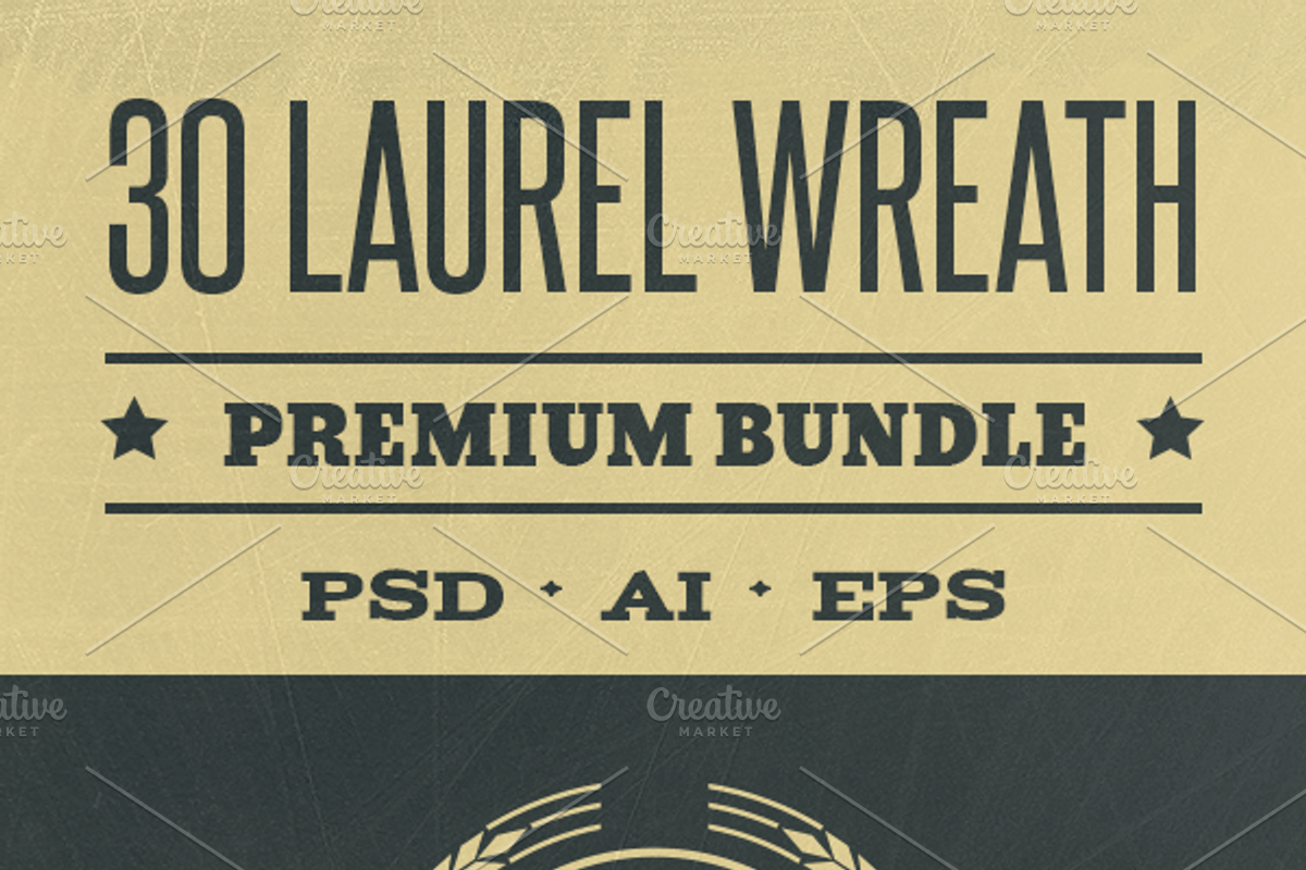 30 Laurel Wreath, a Branding & Logo Template by Vương Thành Chung (Photo 2 of 2)
