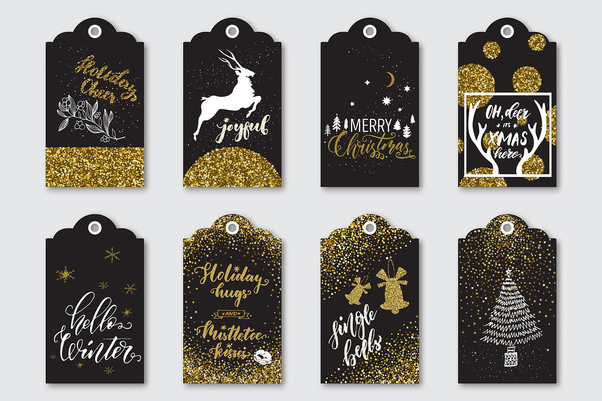 Christmas Gift Tag Templates, a Card Template by OlgaRom (Photo 4 of 7)