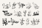 Toile De Jouy Design Collection, a Decorative Illustration by Century Library (Thumbnail 12 of 17)