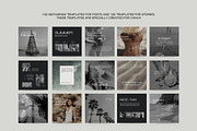 1500 Aesthetic Instagram Templates, a Social Media Template by Instprofi | Studio Estimo (Thumbnail 20 of 60)
