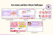Purple Retro Squarespace Template, a Squarespace Template by Template Twist Shop (Thumbnail 7 of 10)