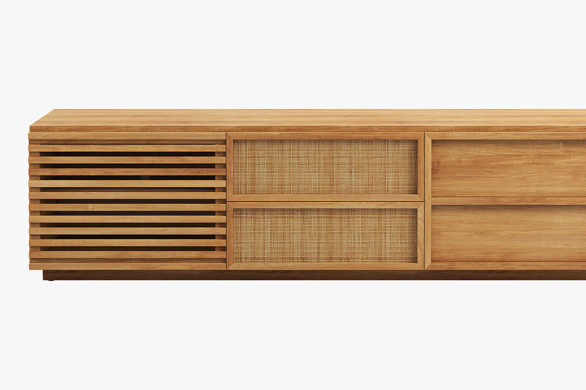 Joybird Lois Media Console, a Furniture 3D Model by 3dmitruk (Photo 2 of 10)