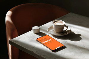 Modern mobile phone mockup, an iPhone Mockup by OSORIOartist