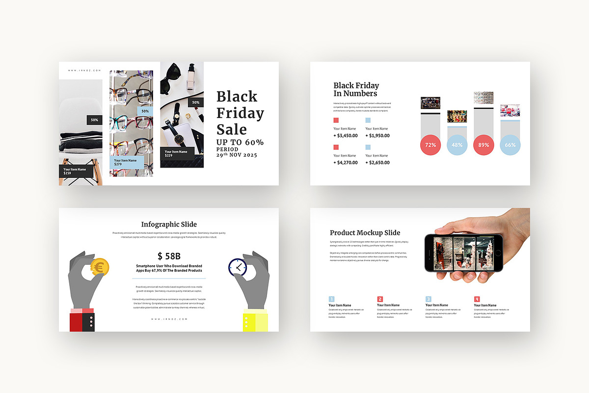 Irnoz : Black Friday Google Slides preview 5