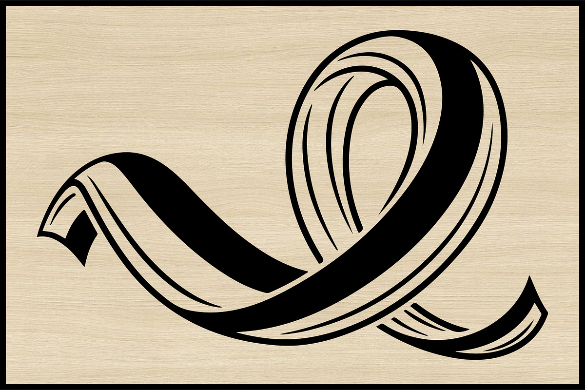 50 Flourish Silhouette Clipart Set, an Illustration by yasushie (Photo 2 of 4)