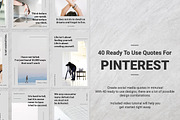 40 Pinterest Quotes, a Social Media Template by Web Donut (Thumbnail 3 of 8)