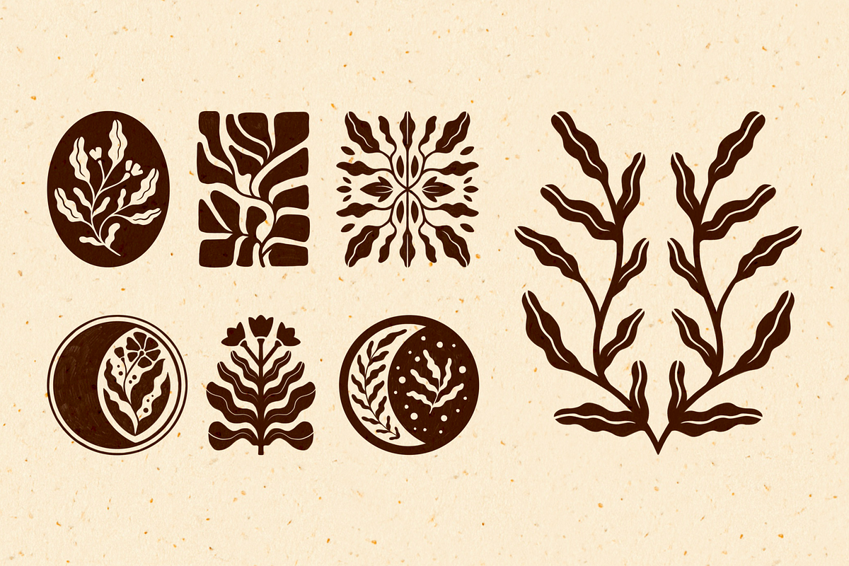 Boho Folk Procreate Stamps - Brushes, a Brush Add-On by Moon House Shop (Photo 5 of 7)