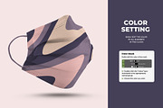 6 Mockups Isolated Face Mask, a Mask Mockup by Grow Design Craft Studio (Thumbnail 3 of 8)