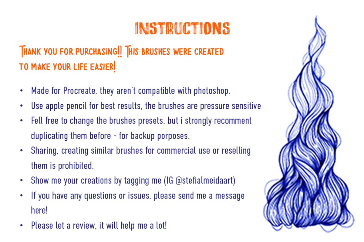 The Ballpoint Artist Kit - Procreate, a Brush Add-On by Ink by Stefi (Photo 5 of 5)