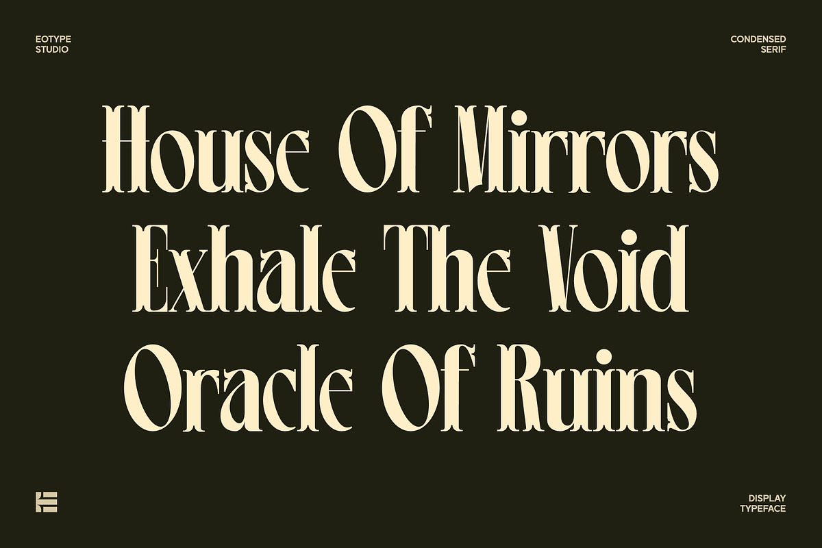 Leonice - Display Font, a Font by Eotype Studio (Photo 2 of 12)