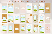 Boho Instagram Story Templates Canva, a Social Media Template by Boltik Studio (Thumbnail 6 of 8)
