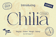 Chilia Vintage, a Serif Font by Craft Supply Co. (Thumbnail 1 of 8)
