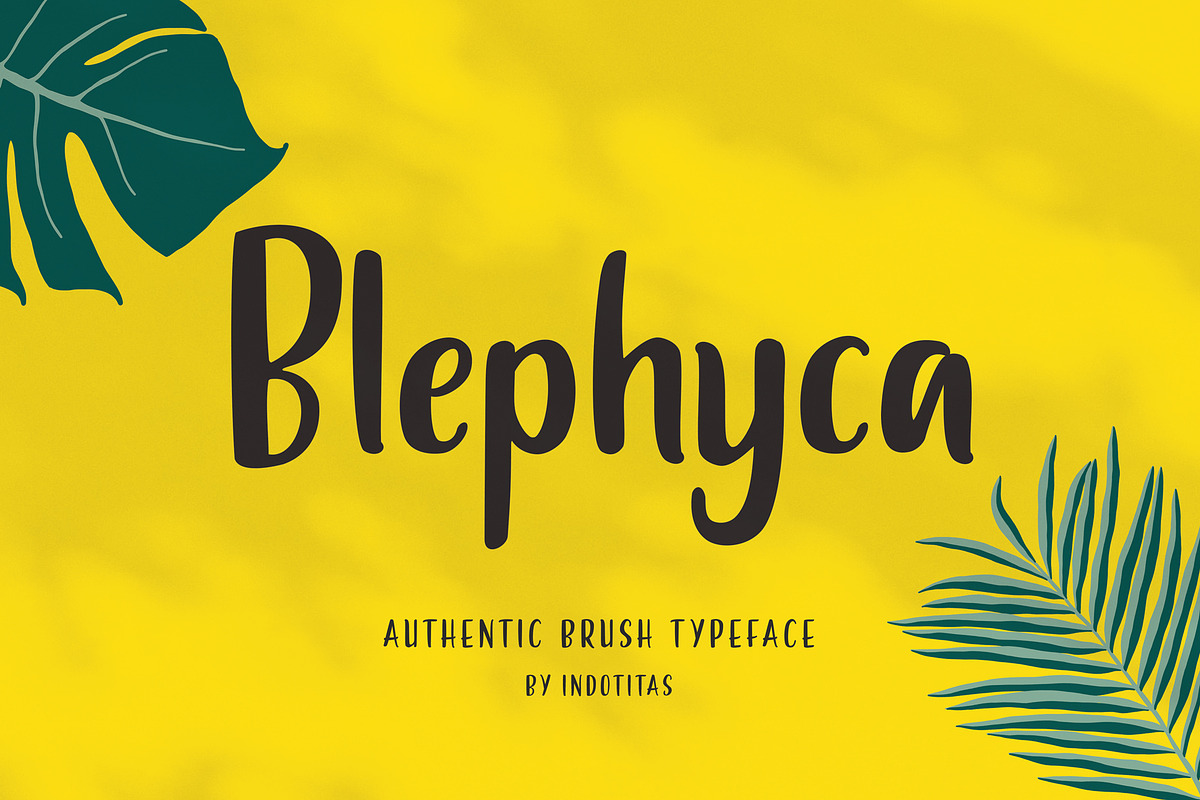 Blephyca, a Sans Serif Font by Indotitas (Photo 1 of 8)