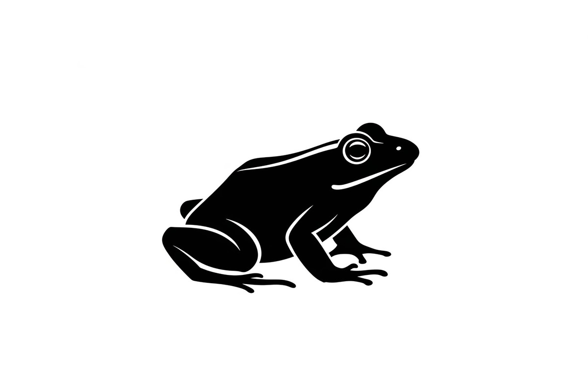Frog Silhouette Vector Bundle, an Illustration by jahid234 (Photo 7 of 46)