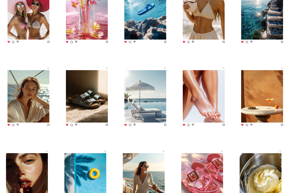 Summer Vibes Stock Photo Bundle, a Beauty & Fashion Photo by MOAROShop (Photo 2 of 7)