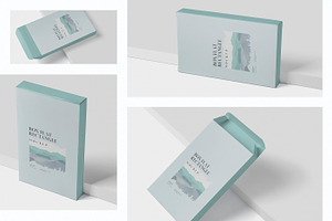 Box Mockup - Medium Flat Rectangle