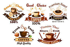 Hot Coffee Cups Icons