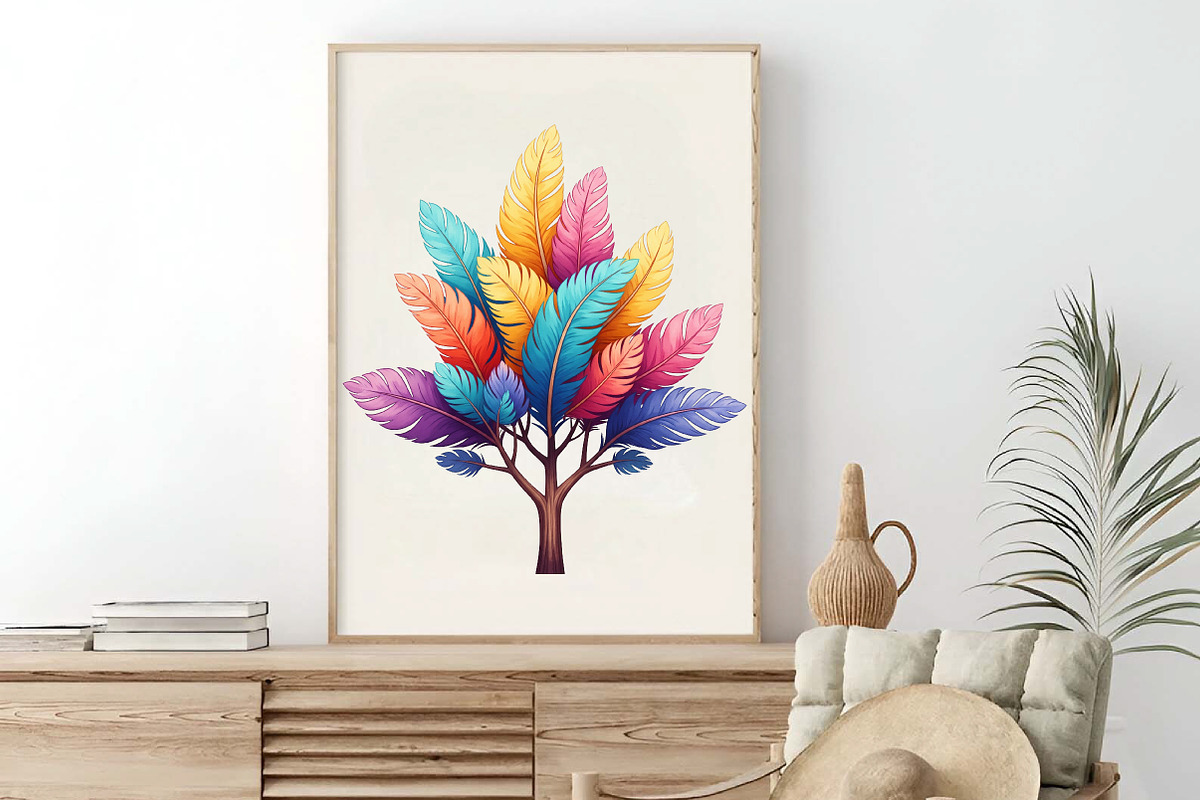 Dreaming Tree Watercolor Clipart, an Illustration by Craft Nest (Photo 7 of 8)