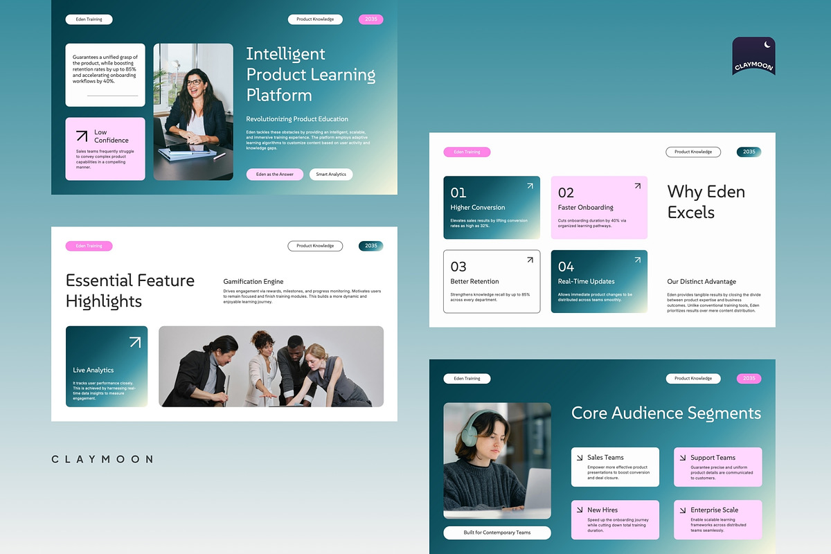 Product Training Pitch Deck, a Presentation Template by Claymoon Lab (Photo 4 of 7)