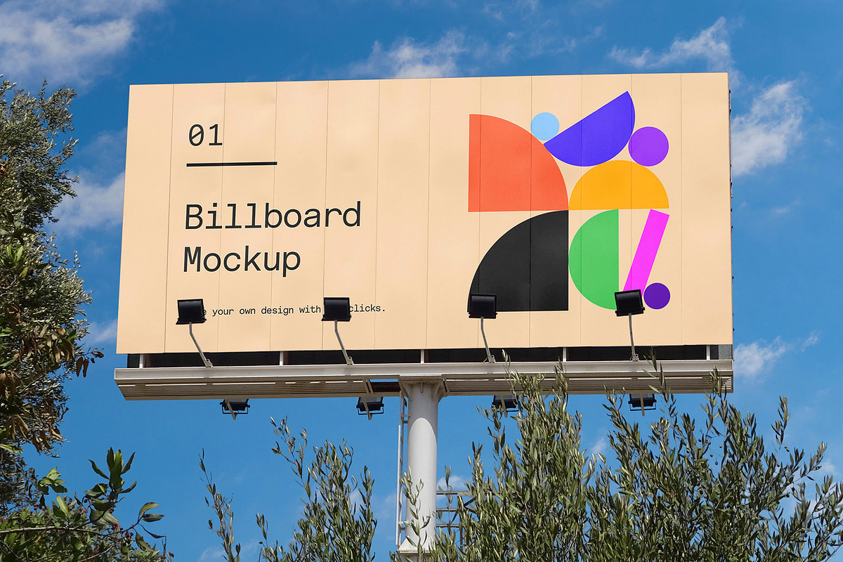 Billboard Poster Street Mockup, an Advertising Mockup by Asylab (Photo 1 of 5)
