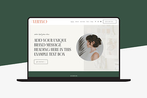 Squarespace 7.1 Template: Verano