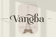 Vangba Typeface, a Serif Font by alit design (Thumbnail 1 of 16)