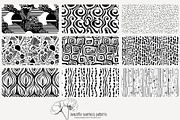 80 abstract b/w seamless pattern, a Pattern Graphic by Poppy Lane Studio (Thumbnail 4 of 11)
