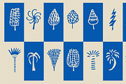 Detailed palm trees and exotic seeds, an Object Graphic by Anada Arty (Thumbnail 2 of 3)
