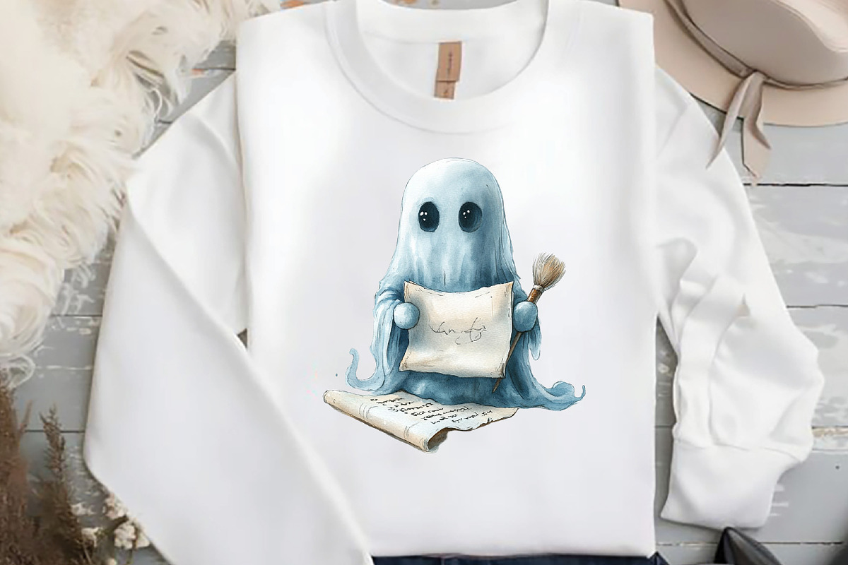 Cute Japanese Ghost Clipart, an Illustration by DreamCafeArt (Photo 6 of 7)