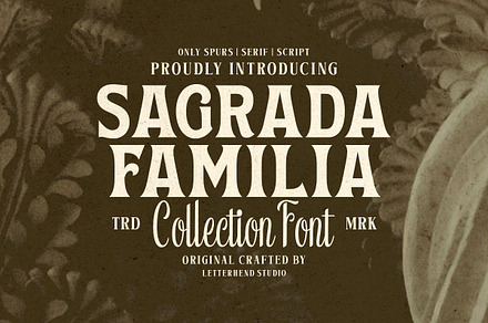 Sagrada Familia Font Collection