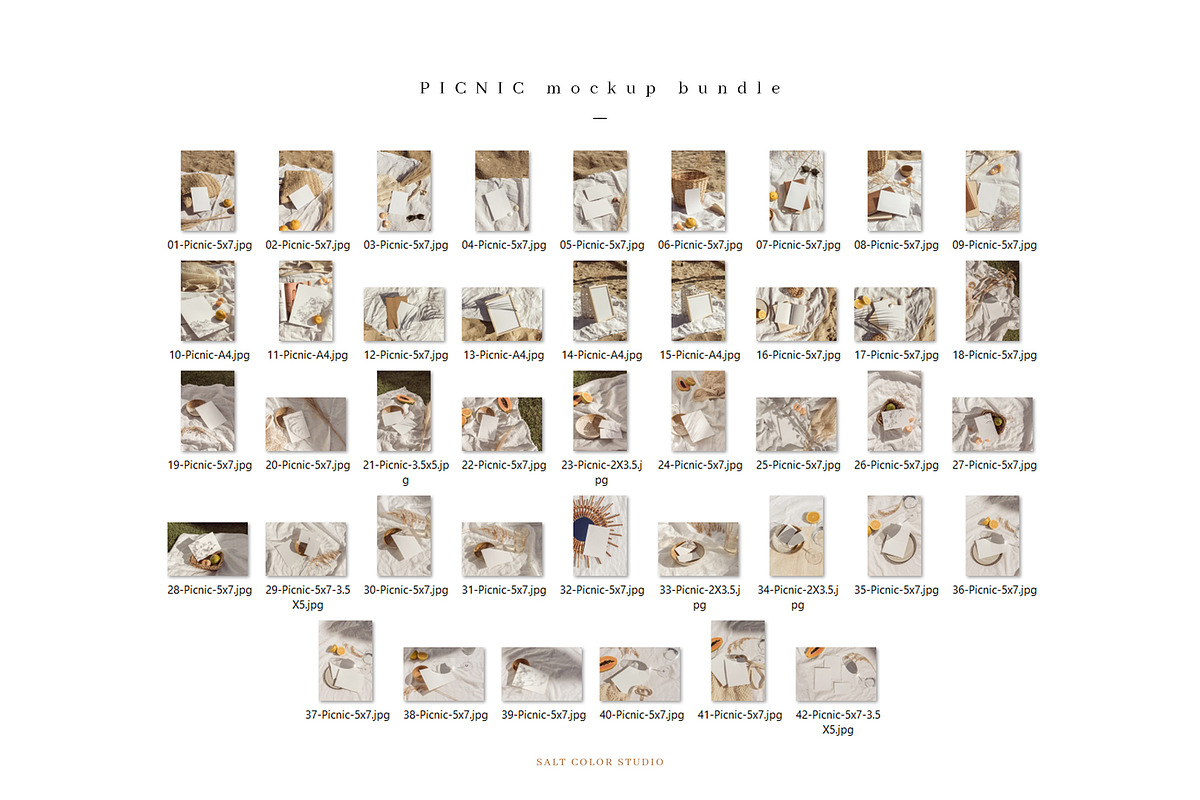 Picnic Photo Mockup Bundle, a Household Mockup by Salt Color Studio (Photo 14 of 16)