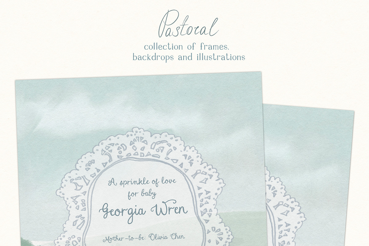 Cottagecore PNG Frames Illustrations, a Decorative Illustration by whiteheartdesign (Photo 5 of 19)