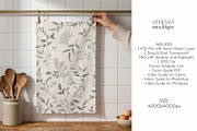 Kitchen Towel Mockup, a Household Mockup by EmpaviMockups (Thumbnail 4 of 6)
